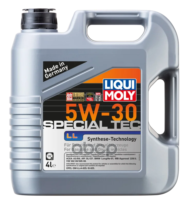 Масло Моторное Special Tec Ll (Leichtlauf Special Ll) 5w-30 (4l) Api Sl/Cf, A3-04/B4-04, Opel Gm Ll A025/B025, Bmw