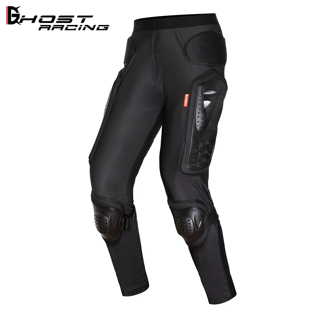 

Ghost Racing Motorcycle Pants Men Moto Jeans Protective Gear Armor Lycra Motorbike Trousers Summer Elastic Motocross Pants