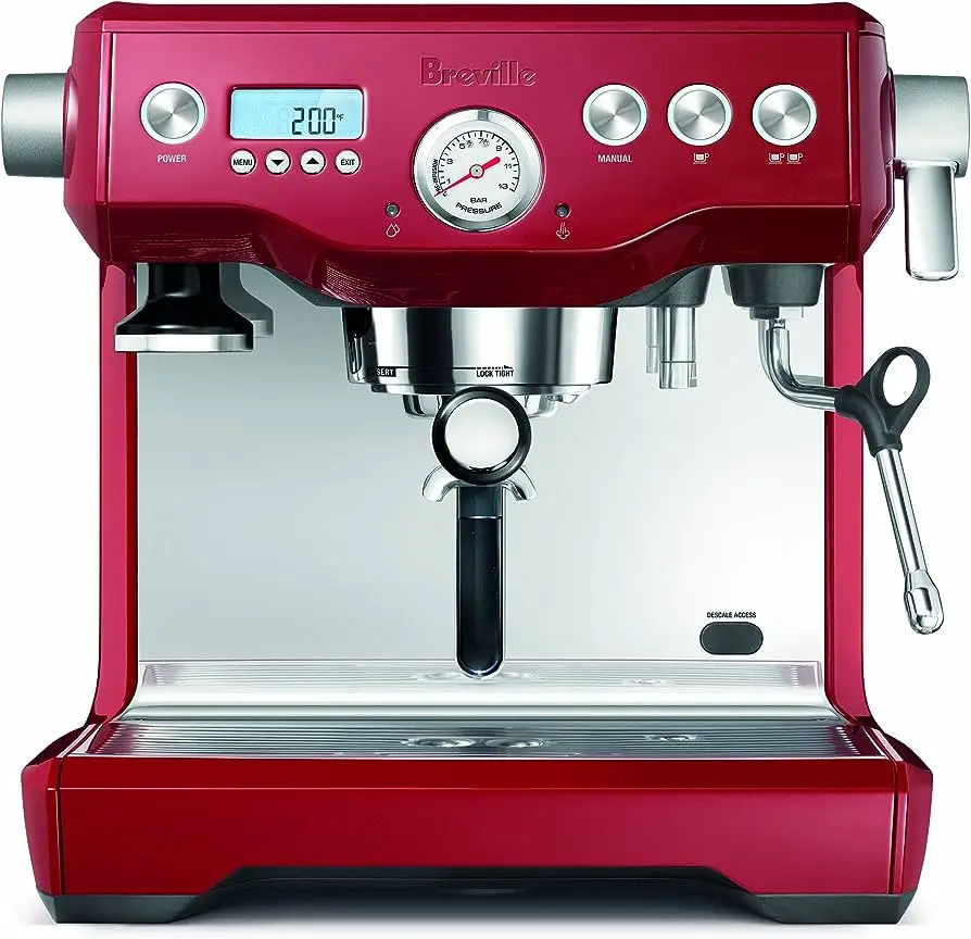 

SUPER 100% HOT New Arrival For Brevilles BES920CBXL Dual Boiler Espresso Machine, Cranberry Red.