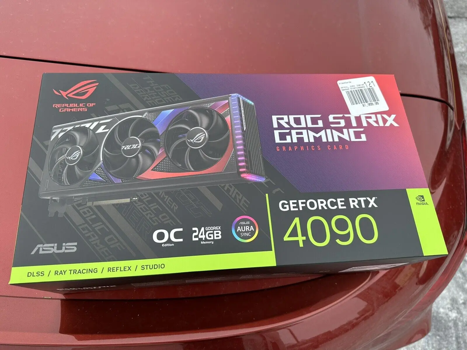 

Видеокарта ASUS ROG Strix GeForce RTX 4090 OC 24 ГБ GDDR6X