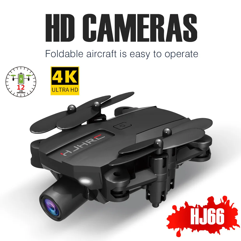 

Квадрокоптер HJ66 складной с дистанционным управлением, HD 4K