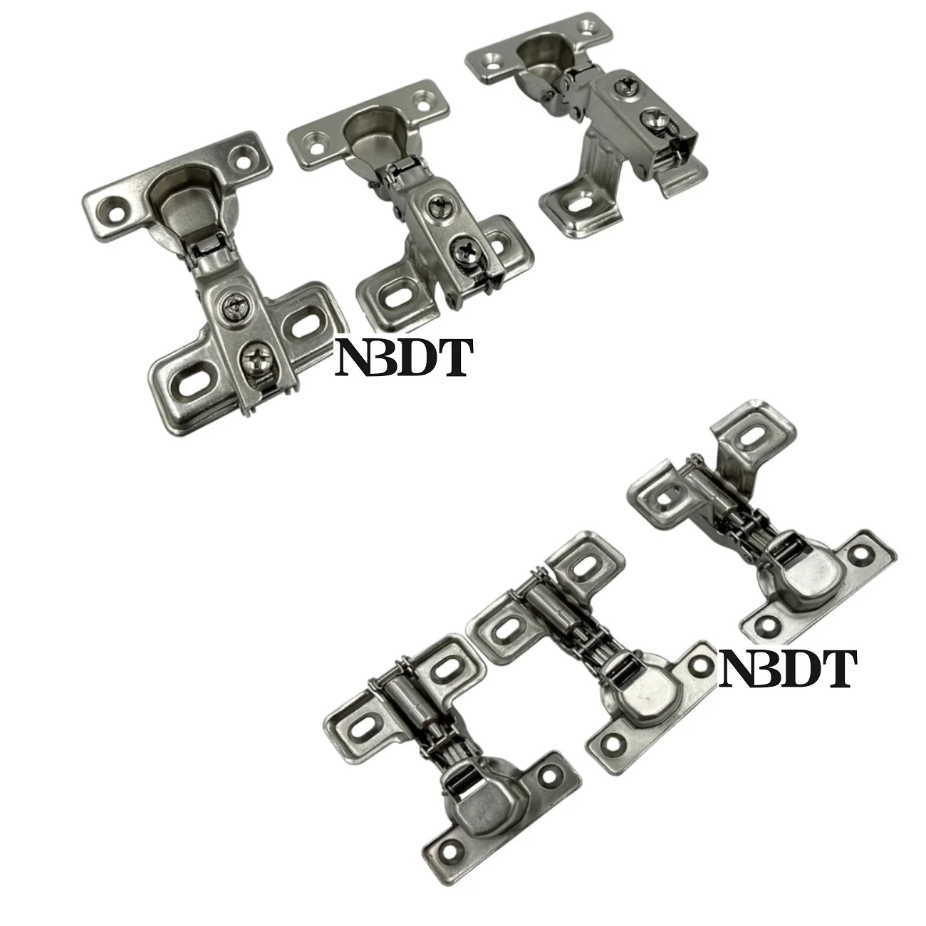 

4Pcs 26mm Cup Cupbpard Cabinet Furniture Hinge Fit To Thin Door Hydraulic Soft Close Short Arm