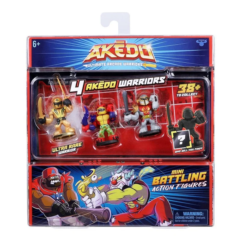 Фото Второй коллекционный игровой набор Акедо 4 фигурки, Akedo №1