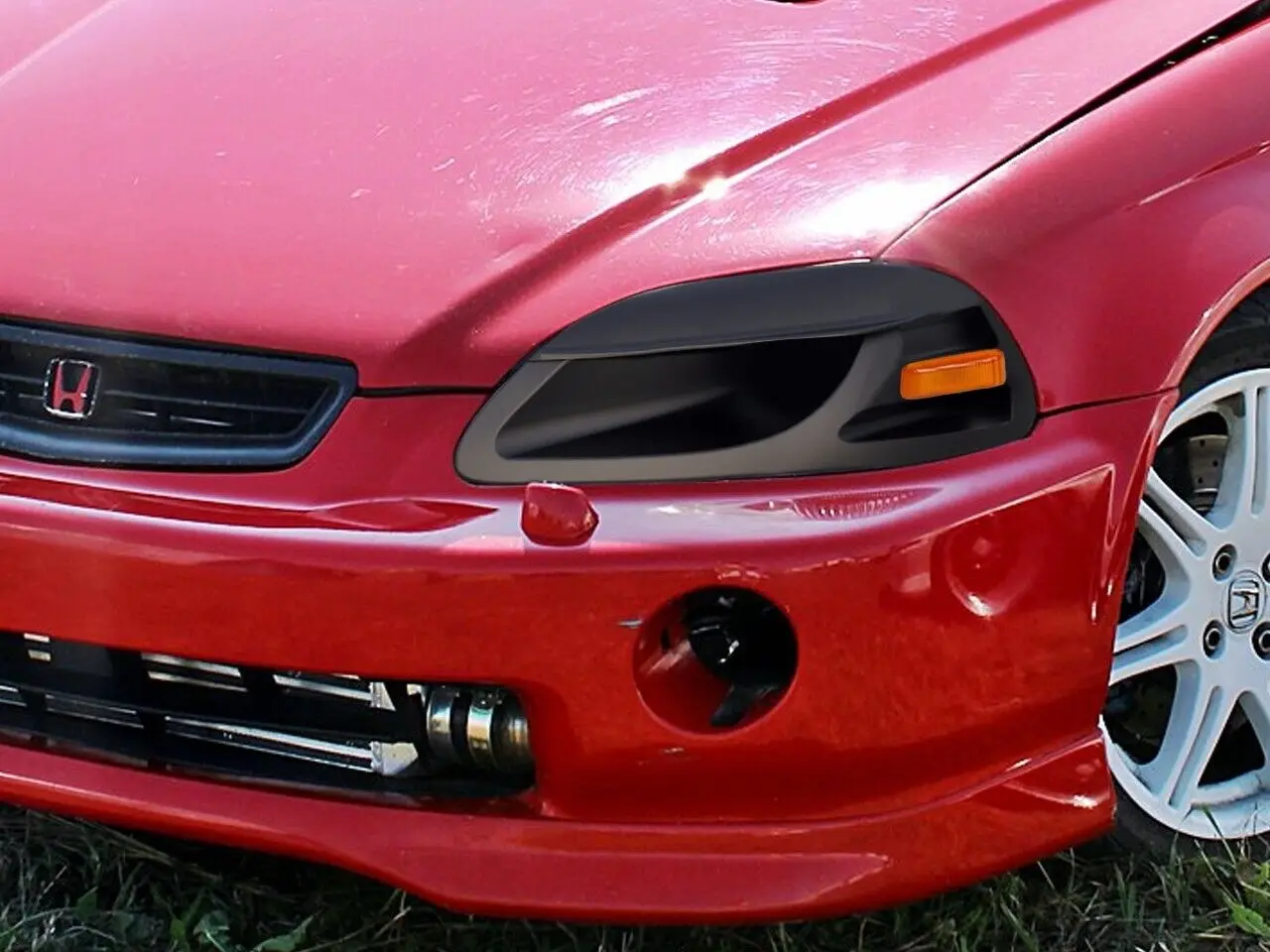 

For Nissan Skyline R34 GTR GTT FRP Trim Vented Headlight Duct Left Replacement
