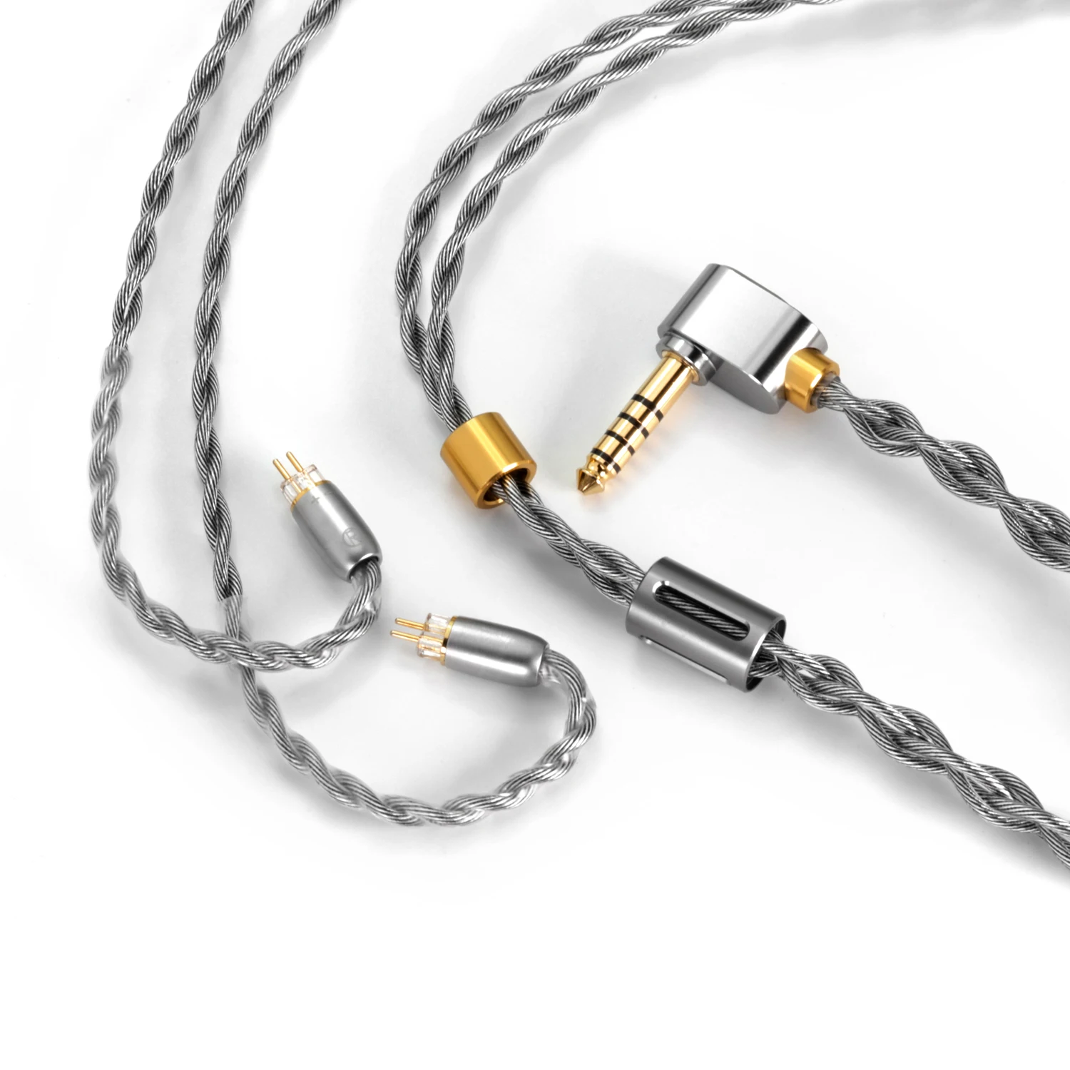 

DD HIFI BC130A Air Nyx Silver Earphone Upgrade Cable with Shielding Layer 2PIN/MMCX DD ddHiFi Earbuds Balanced Headphone Cable