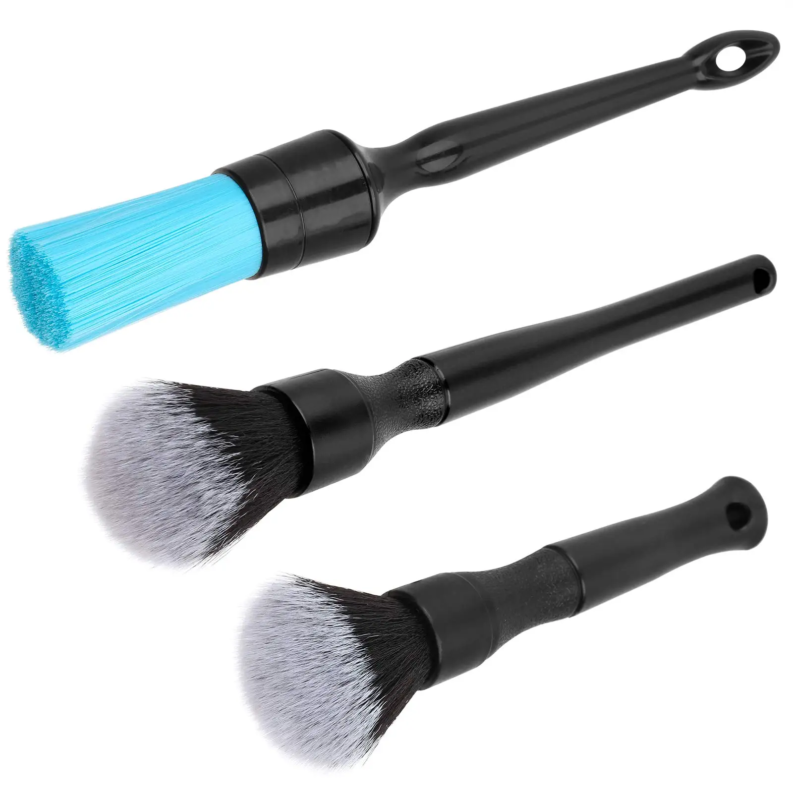 Soft Car Detailing Brush Set, Auto Detail Brush Kit