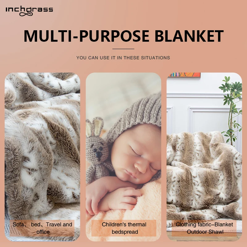 Одеяло из искусственного меха искусственное одеяло для кровати двойные плюшевые