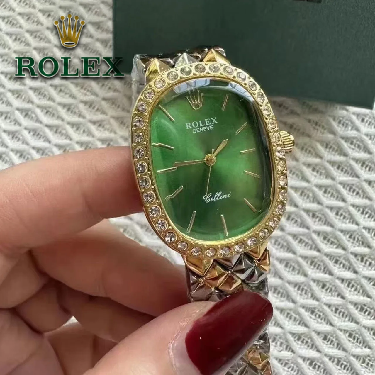 Часы в стиле Rolex мужские часы на рабочем месте мода светящиеся простые