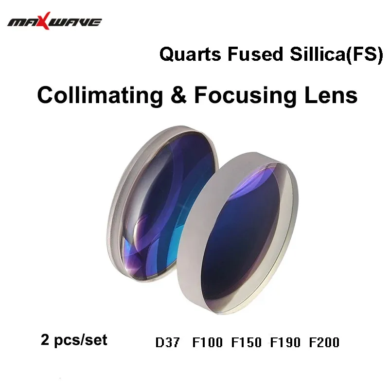 

Коллиматор Precitec D37 F100 F150 Raytools, волоконно-фокусная линза 1064 нм, лазерная Плавленая линза для машины для лазерной резки