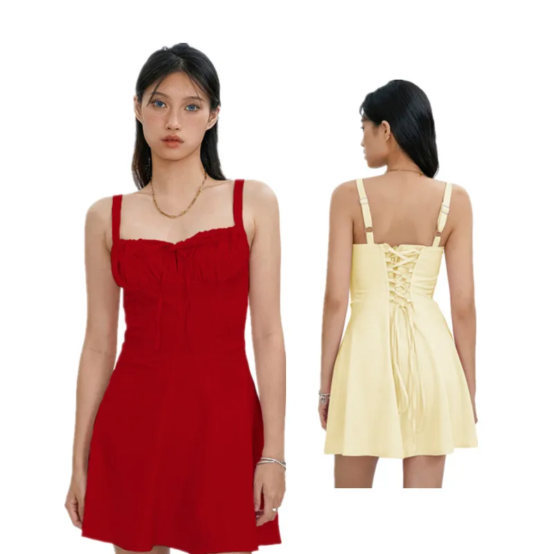 Женское сексуальное однотонное короткое платье WPNAKS вечерняя женская летняя