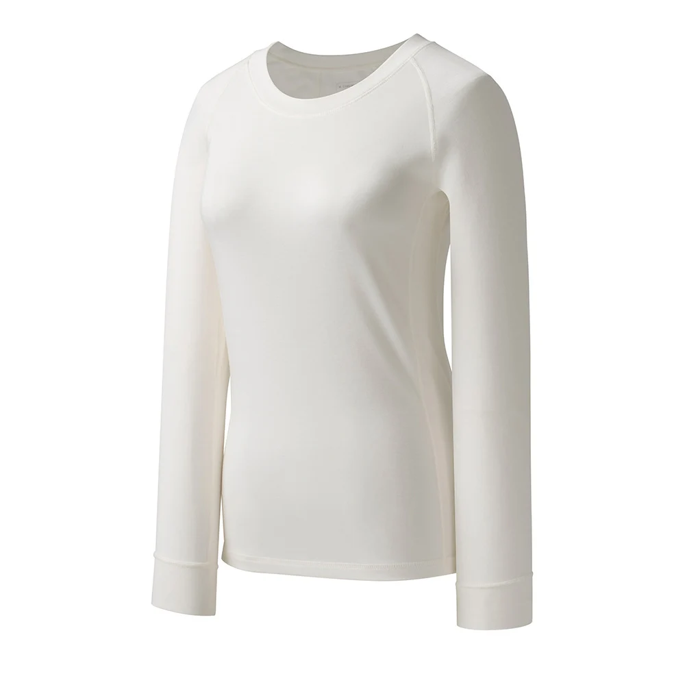 

Thermal Raglan Sleeve Tops Winter Women Crew Neck T Shirts For Warm M,L,XL