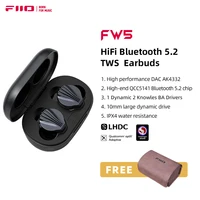 Самые громкие беспроводные HiFi наушники FiiO FW5