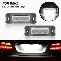 for benz ml class w163 w164 gl class x164 r class w251 petrol version 2pcs led number plate lights no error license plate lamps
