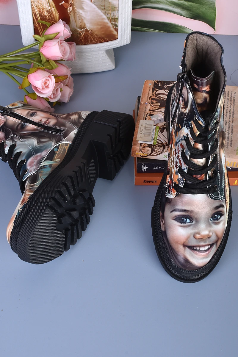 8034 милые женские ботинки