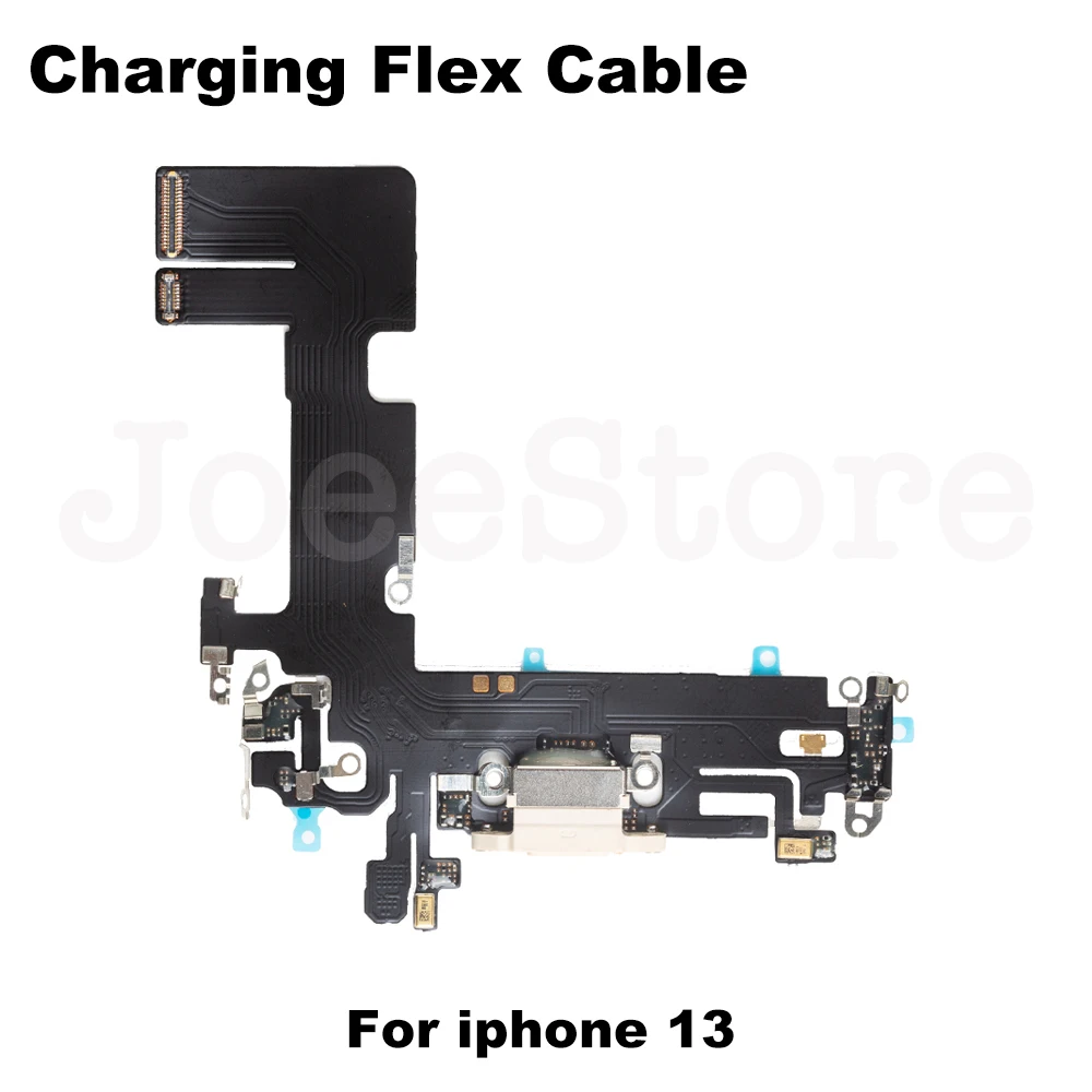 Фото 1 шт. зарядный порт Flex для iPhone 13 Pro Max Mini USB док-станция зарядное устройство Коннектор с микрофоном наушники аудио разъем гибкий кабель №3