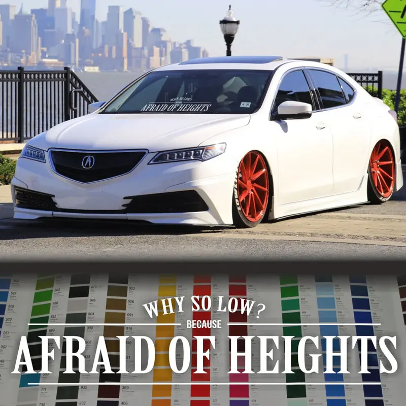 Почему так низко? Автомобильные наклейки JDM, баннер на лобовое стекло, украшение для дрифта, стойки, аниме мотивация мечты, Побег при строительстве после виниловых наклеек