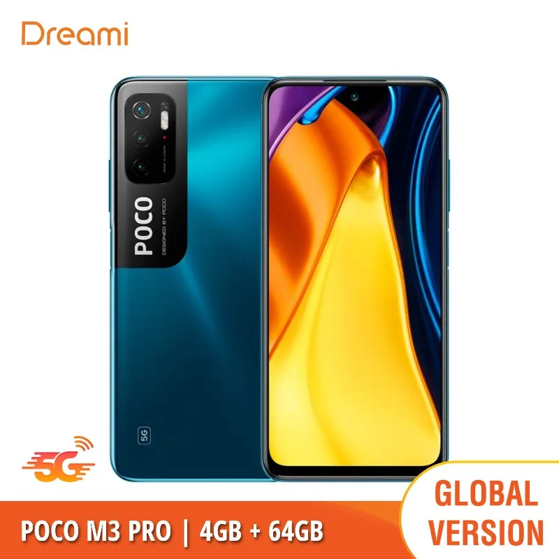 Ceny [Wersja Globalna] POCO M3 PRO 5G - MediaTek Dimensity 700 | 5000mAh | 48MP Potrójny Aparat Fotograficzny Smartphone Mobile