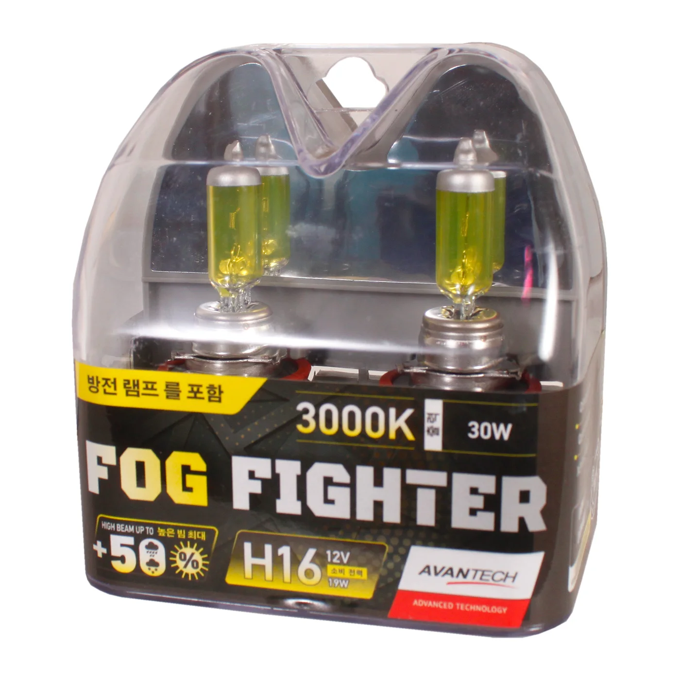 Лампа галогенная Avantech Fog Fighter H16 12V 19W (30W) 3000K 2 шт. (блистер) |