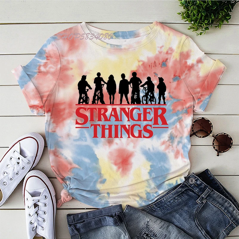 

Unisex Upside Down Stranger Things 4 Hellfire Club T Shirt Women Ullzang Eleven T-shirt Aesthetic Fashion Tshirt Top Tees Female
