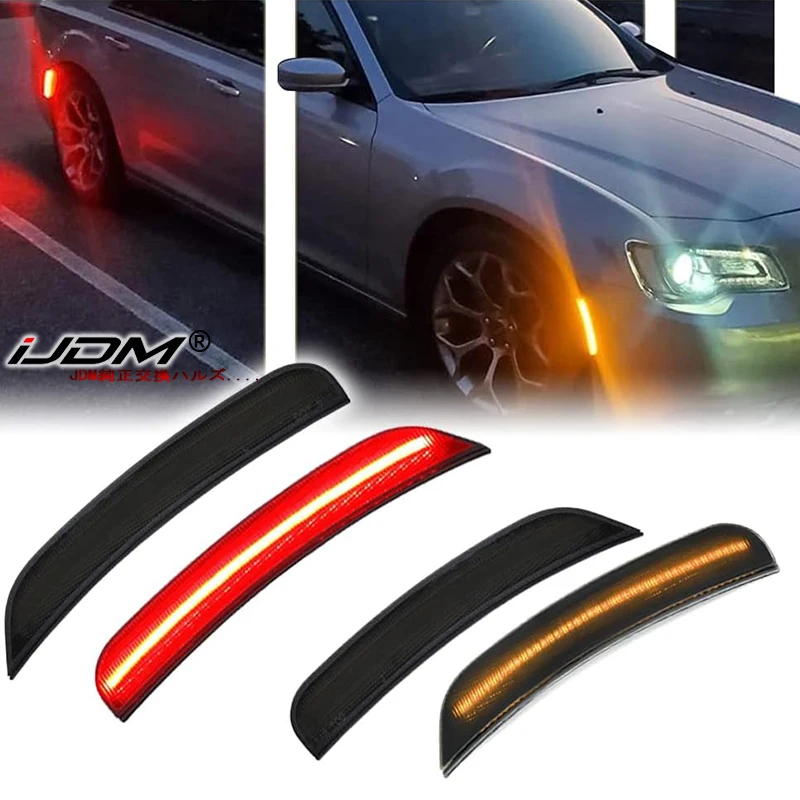 Полный Комплект Желтых Передних Красных Задних Стоп-сигналов Для Chrysler 300 2015-2021 iJDM