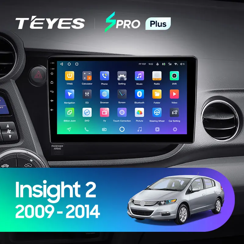 TEYES SPRO Plus Штатная магнитола For Хонда Инсайт ZE2 3 Honda Insight 2 LHD RHD 2009 - 2014 Android 10 до 8-ЯДЕР 6