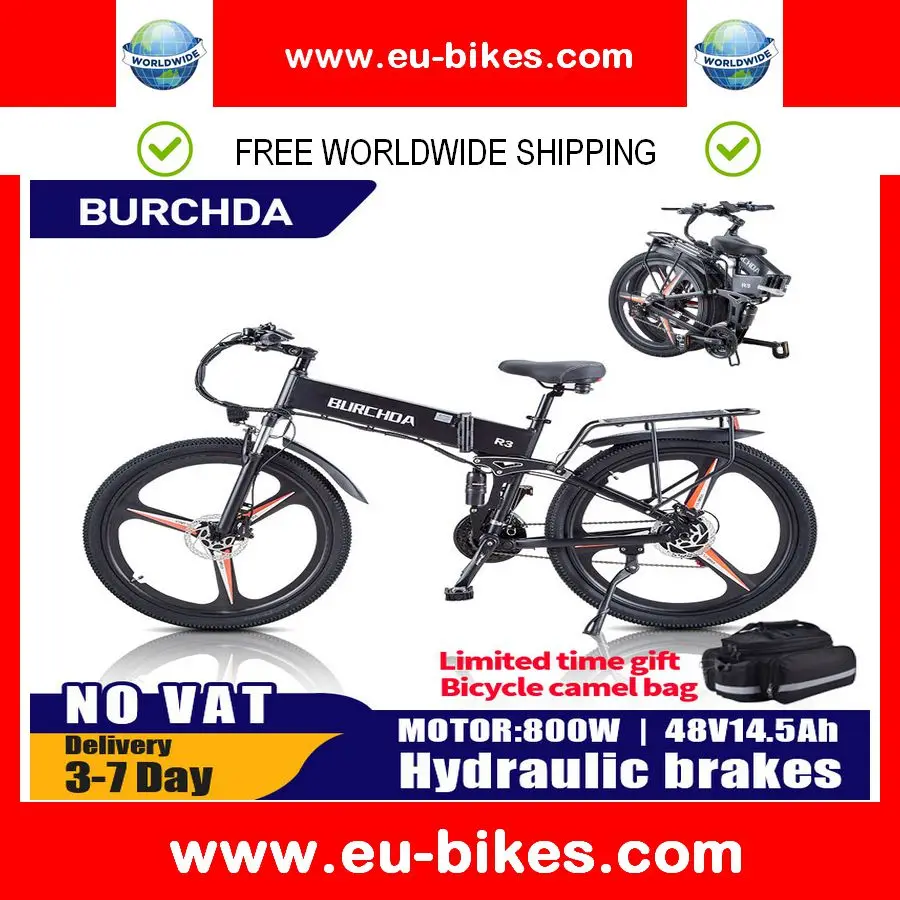 R3 PRO 800W 48V14.5AH Tax-Free Electric Bike Ebike Mountain Electric Bicycle Touring Off-road Commuter Bike