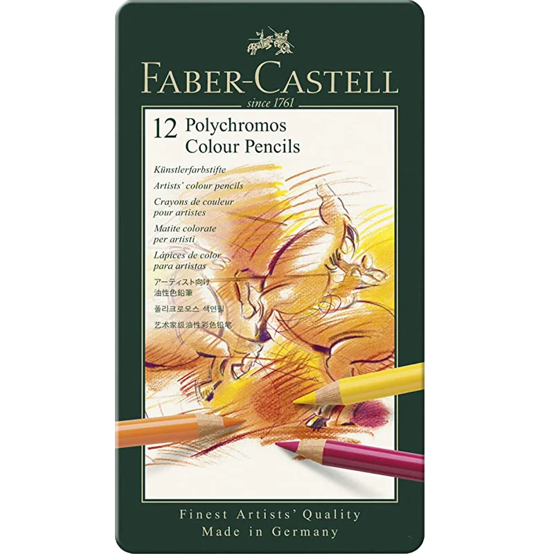 

Faber Castell Polychromos Colour Pencils Tin Of 12