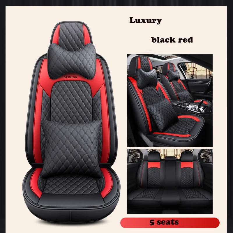 

leather 5 seats seat cover for Cadillac all models SRX CTS CT4 CT5 XT4 CT6 SLS ATS ATSL XTS XT5 CT6 Escalade auto styling