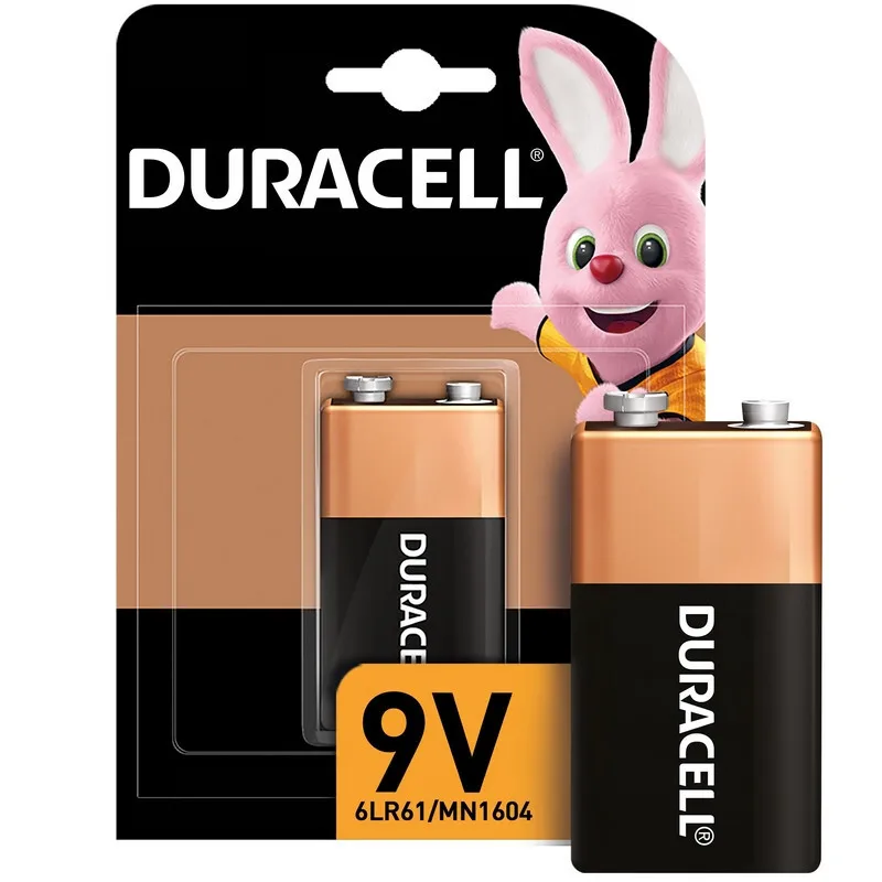 Батарейки DURACELL 6LR61-1BL/6LF22-1BL/Крона 9V бл/1шт