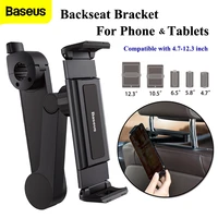 baseus car back seat bracket for 4 7 12 3 inch mobile phone tablet holder hardrest mount foldable clip auto car backseat holder