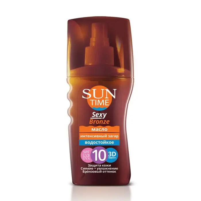Масло для интенсивного загара Биокон &quotSexy Bronze - 3D эффект&quot SPF 10 150 мл |