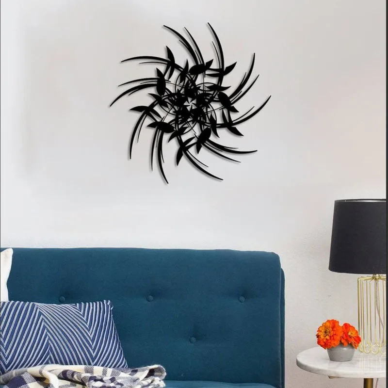 

BEEKBING Abstract Art Metal Wall Sticker Art Silhouette Decoration Painting Home Art Silhouette Iron Silhouette Metal Decoration