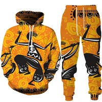 tribal ethnic print womenmens hoodies sets africa dashiki mens tracksuitvintage tops sport and leisure long sleeve male suit