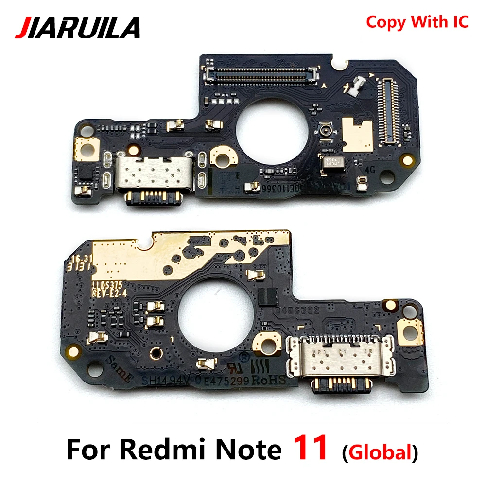 Купи 10 шт. Новая плата зарядного устройства PCB Flex для Xiaomi Redmi Note 11 220117TG USB-порт коннектор док-станция зарядный ленточный кабель за 2,556 рублей в магазине AliExpress