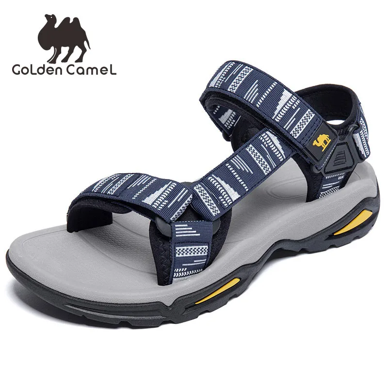 

Goldencamel Mens Hiking Sandals Waterproof with Arch Support Open Toe Summer Outdoor Shoes Comfort Beach Water Sport Sandals