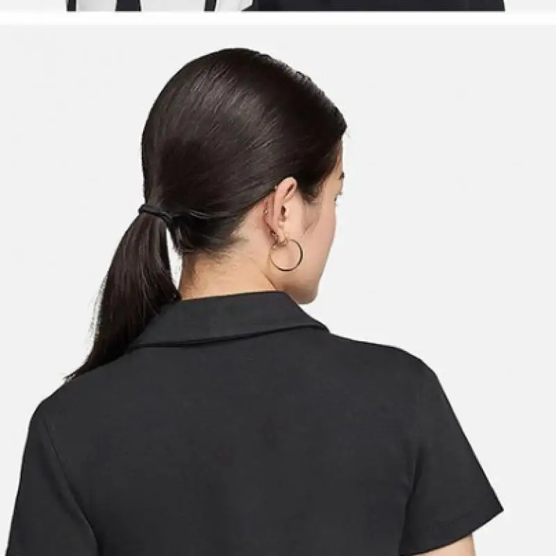 Футболка Nike с коротким рукавом женская футболка-поло eSSential Dv7885 010 S2408
