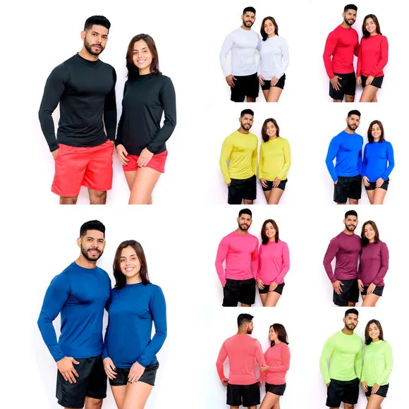 

Kit with 10 UV Shirts 50 + Adult Unisex Sun Protection