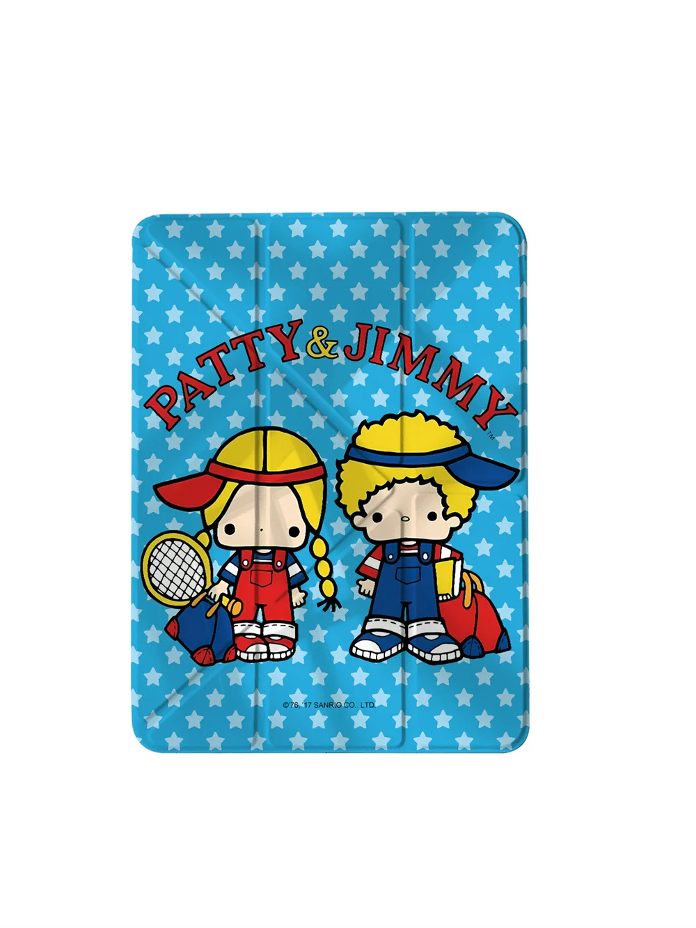 Чехол Kawaii Star Print Patty&Jimmy Y-fold для iPad Air678 Pro11 2020-2022 Air45 10 789 Air3 A16 с отсеком для ручки, противоударный чехол (art.: 3920dc197913d) - 3920dc197913d