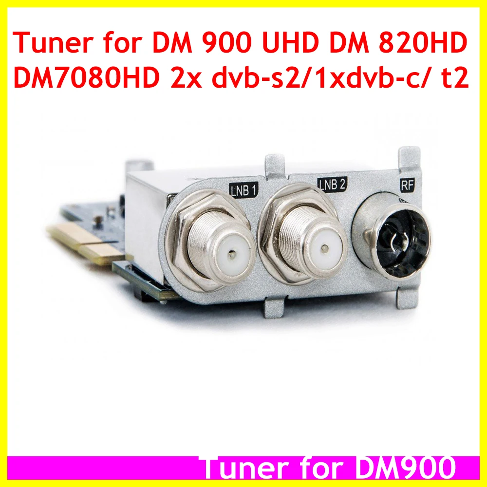 Мечта тройной тюнер 2x DVB-S2 1x DVB-C/T2 Новое поступление 3 в 1 для DM900 UHD DM7080 HD DM820 |