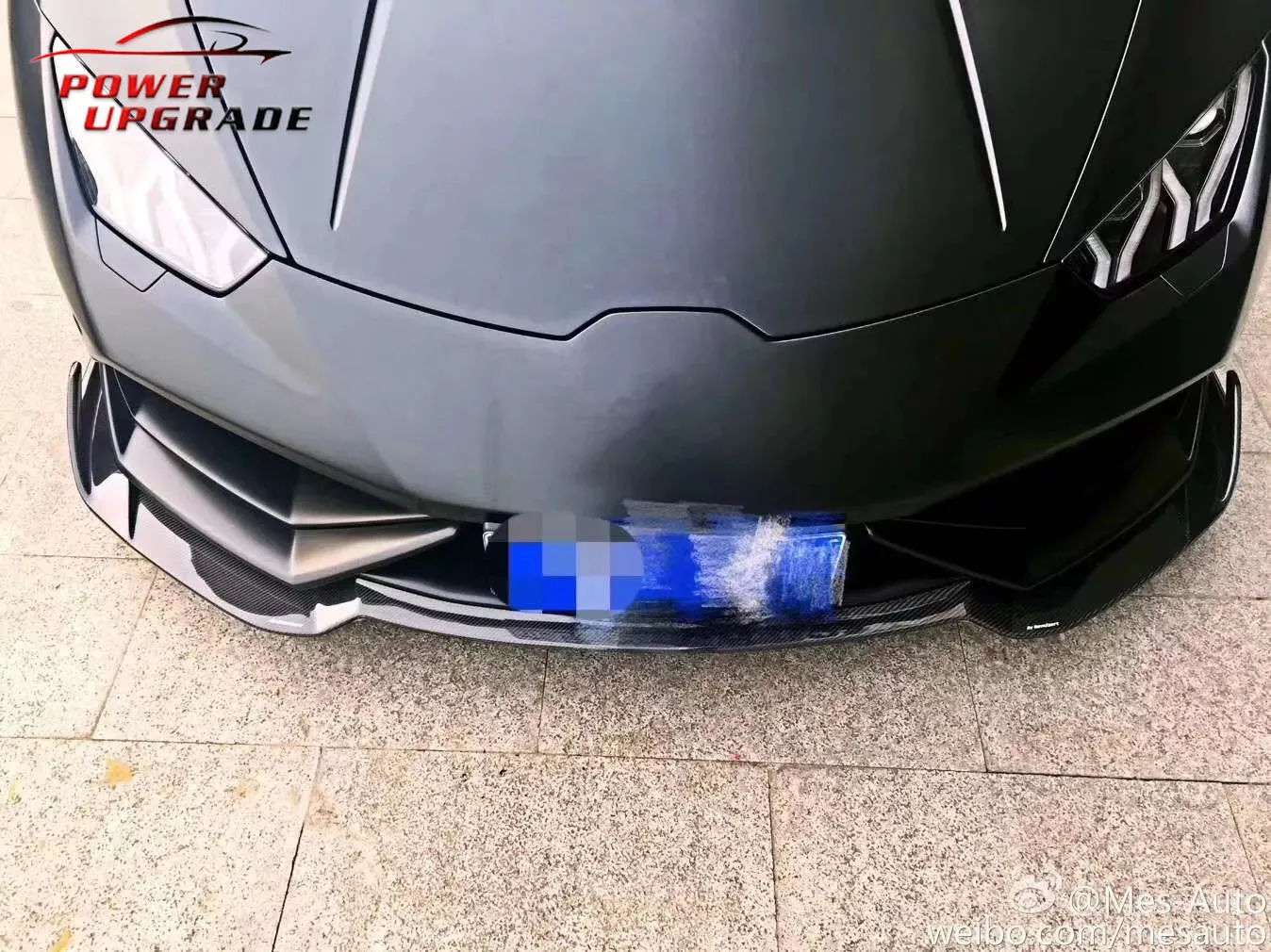 Передний бампер из углеродного волокна в стиле RZ для Lamborghini Huracan LP610 LP600 LP580 спойлер