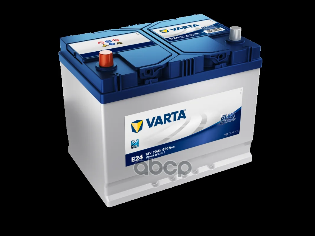 Аккумулятор Varta Blue Dynamic 12V 70Ah 630A (L+) 16,24Kg 261X175x220 Мм Varta арт. 570413063