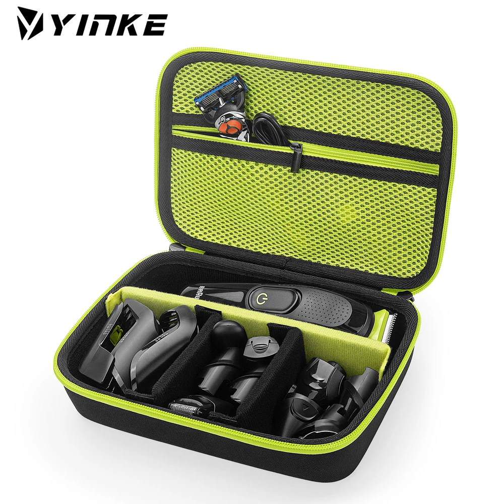 Yinke EVA Case for Braun HC5090 MGK3221 BT5265 Beard Trimmer Razor Carrying Case Travel Protective Cover Storage Bag
