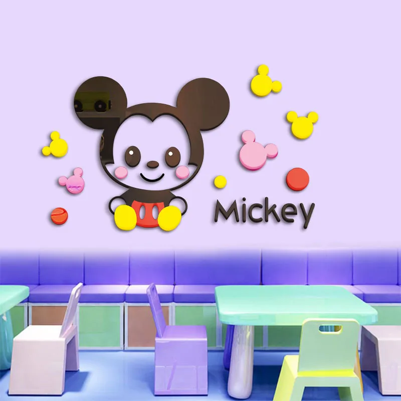 

Cartoon baby 3d stereo wall stickers acrylic children's room stickers