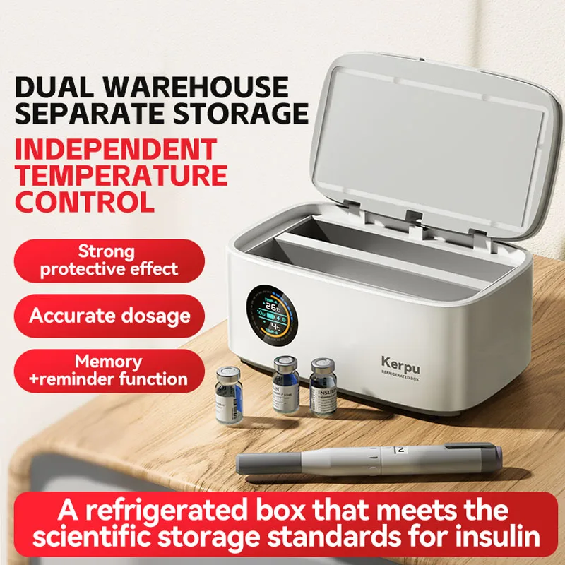 Умный портативный компактный холодильник для инсулина хранилище с контролем