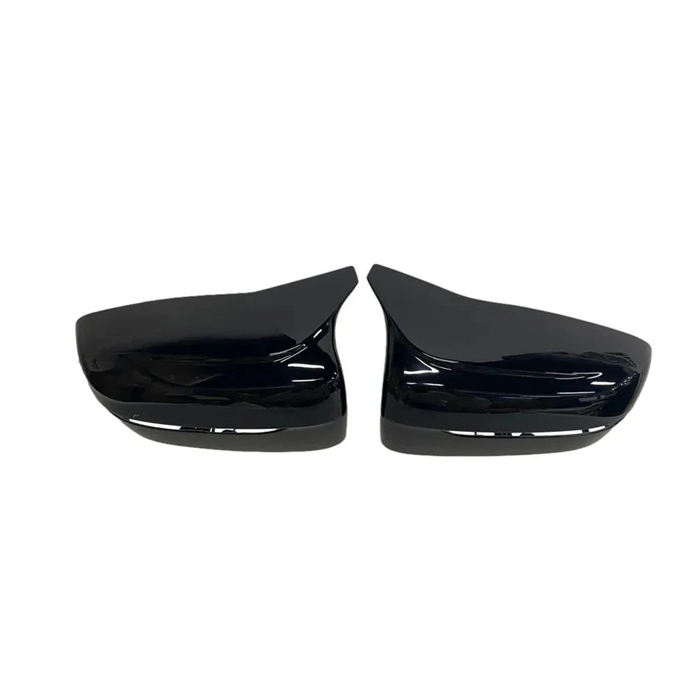 Крышка автомобильного зеркала для BMW 4 серии i4 G22 G23 G26 M440d 430i 2021 ~ 2024, крышка крыла, черная отделка из углеродного волокна, часть корпуса, аксессуары