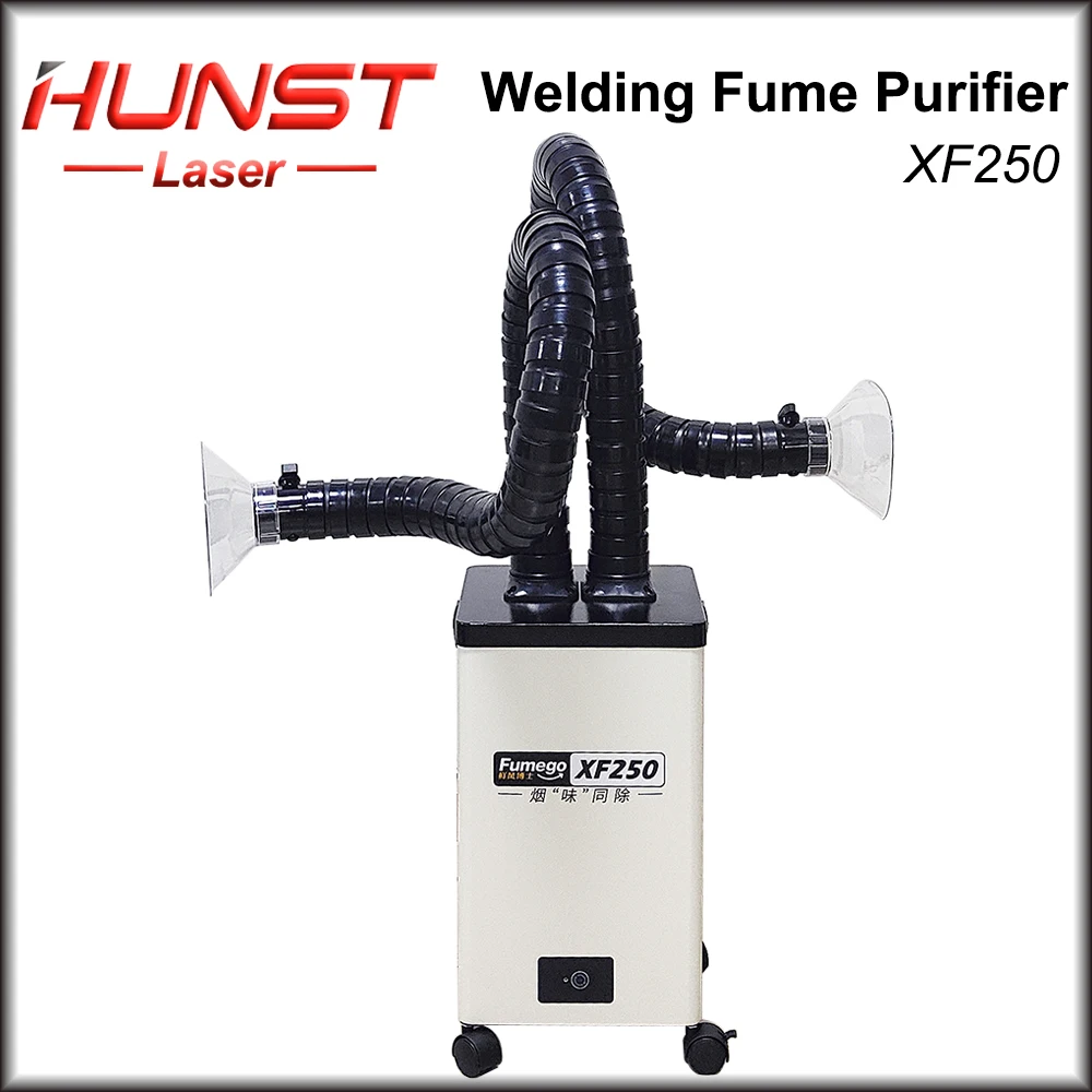 Hunst Laser Fume Extractor XF250 Soldering Smoke Fume Absorber Purifier HEPA Dust Collector for Nail Salon,Beauty Dust Absorbing