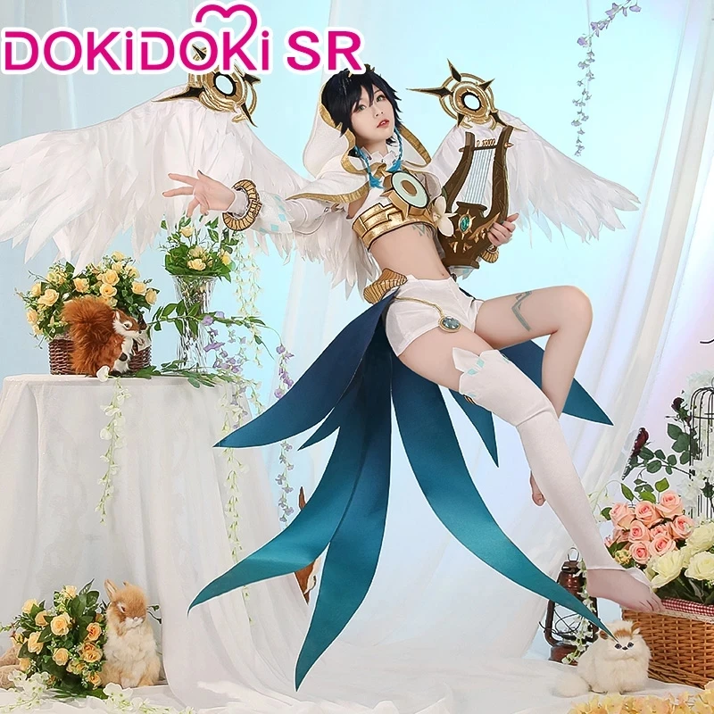 

PRE-SALE DokiDoki-SR Game Genshin Impact Cosplay Костюм Venti манга игра Genshin Impact Venti Косплей Хэллоуин