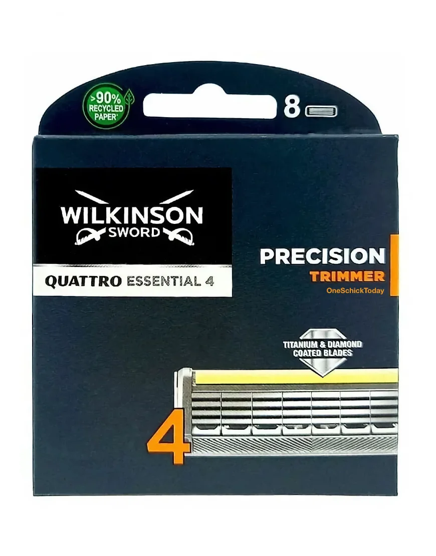 Сменные кассеты SchickWilkinson Sword Quattro Titanium Sensitive 8 шт.