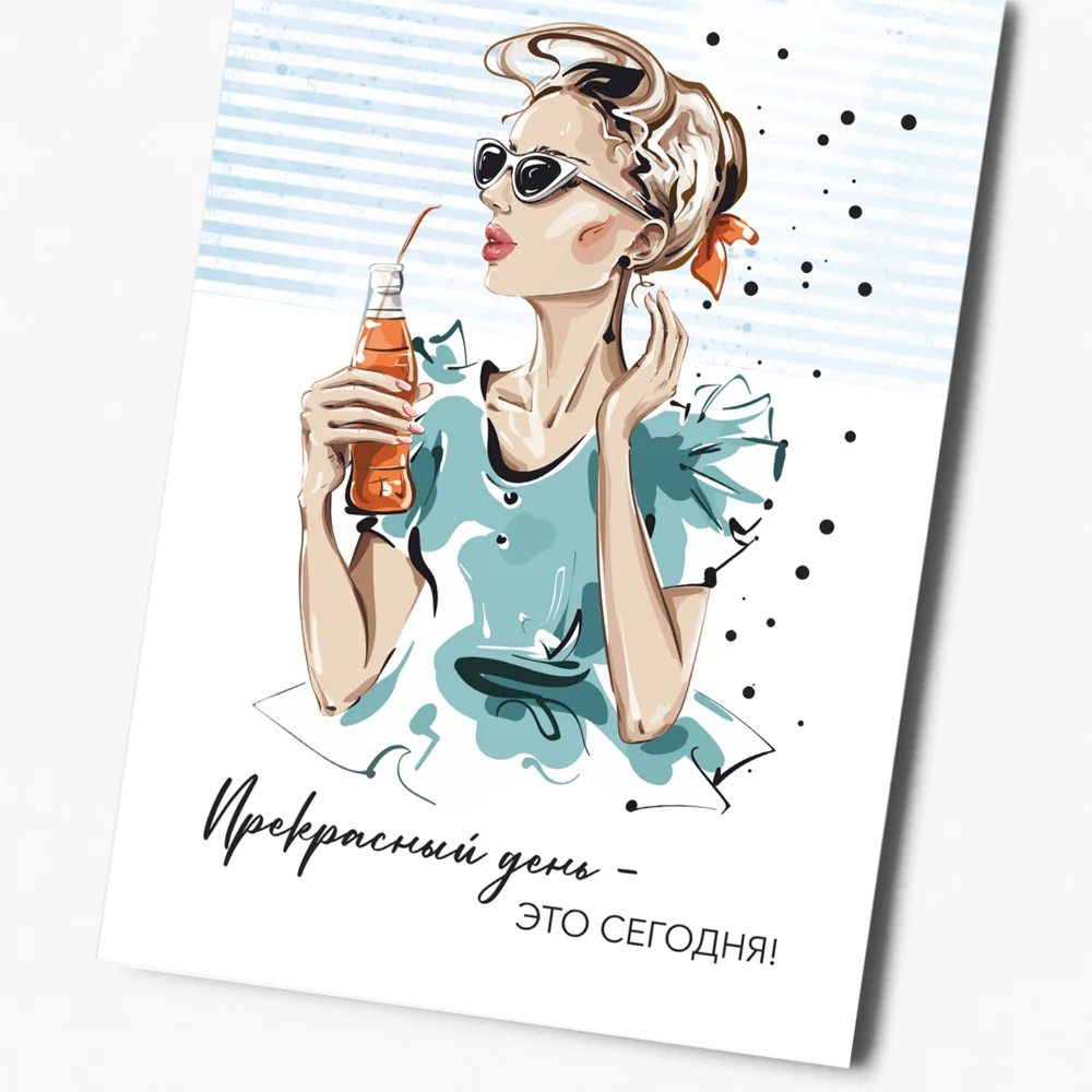 16 штук/набор открыток "мой стиль" 10*15 см/7*10 см поздравления каждый день без причины почтовый кросс.