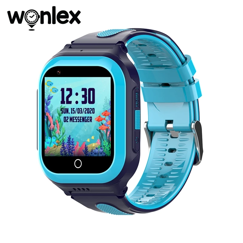 Cheap Wonlex relojes inteligentes escolares para niños, Monitor de SOS con GPS, 4G, videollamadas, KT24S, cámara de fotos, impermeable, IP67
